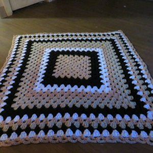 Handmade crochet blanket